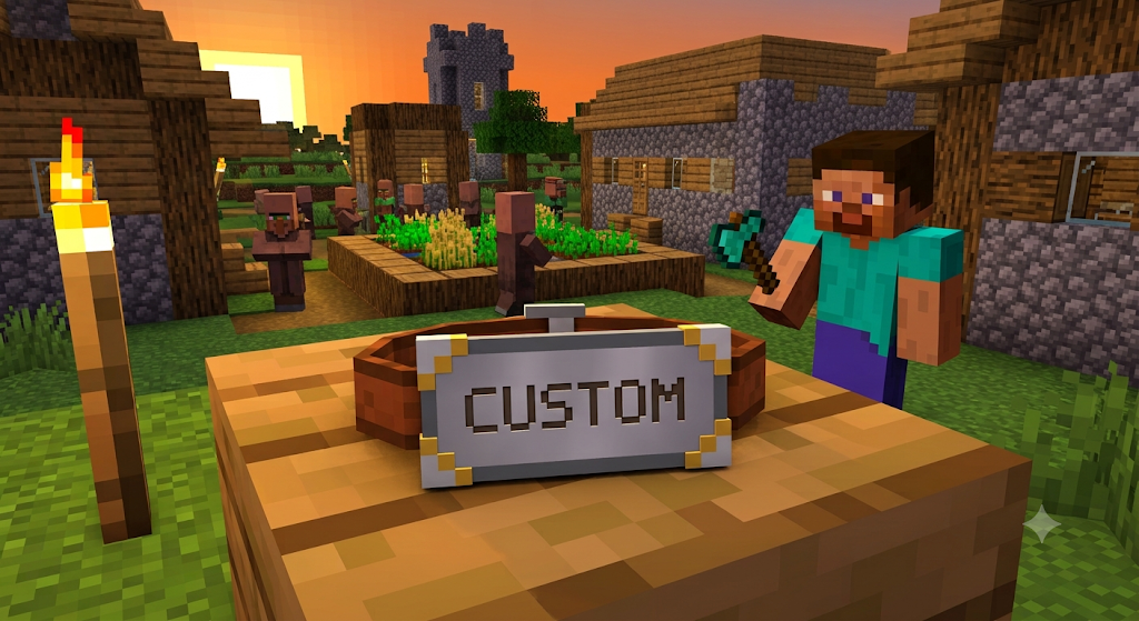 Пакет за персонализиран цвят на името в PixelSMP