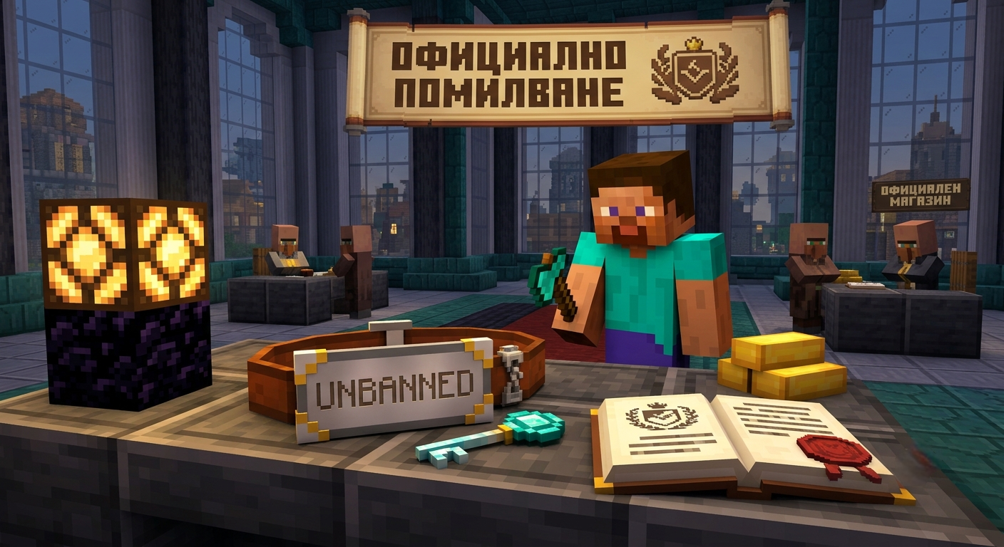 Временно премахване на бан за PixelSMP